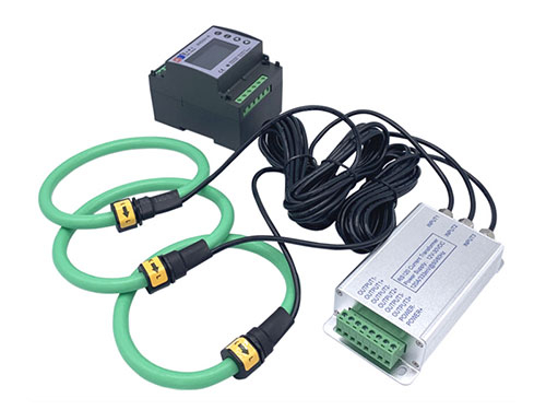 Three Phase Rogowski Coils with Integrator, 500A Input 333mV Output Flexible Current Transducer