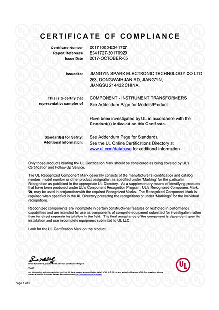 E341727-20170929-CertificateofCompliance-1