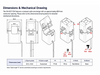 XH-SCT-T24 300A/5A split core current transformer dimensions and 24mm opening