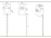 XH-SCT-T10 70A/333mV split core current transformer dimensions 28.3 × 26.5 × 39.8 mm with 10.2 mm opening