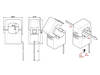 XH-SCT-T36 500A/5A split core current transformer dimensions and 36mm opening