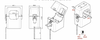 XH-SCT-T50 1000A/50mA split core CT open clamp with 51mm window and locking mechanism